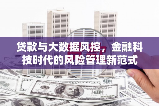 临西贷款与大数据风控，金融科技时代的风险管理新范式