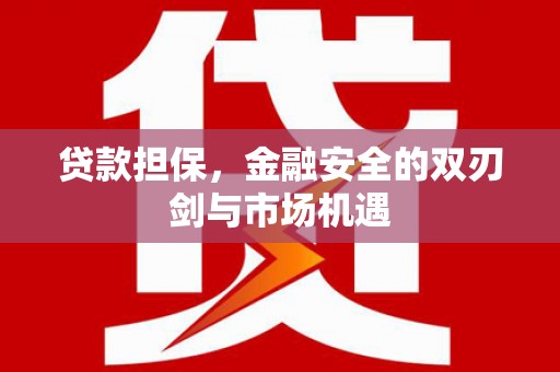 临西贷款担保，金融安全的双刃剑与市场机遇