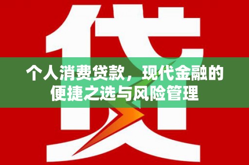 临西个人消费贷款，现代金融的便捷之选与风险管理