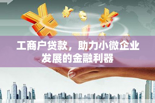 临西工商户贷款，助力小微企业发展的金融利器