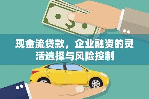 临西现金流贷款，企业融资的灵活选择与风险控制