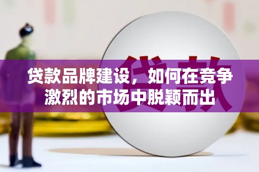 临西贷款品牌建设，如何在竞争激烈的市场中脱颖而出