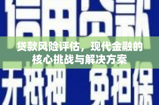 临西贷款风险评估，现代金融的核心挑战与解决方案