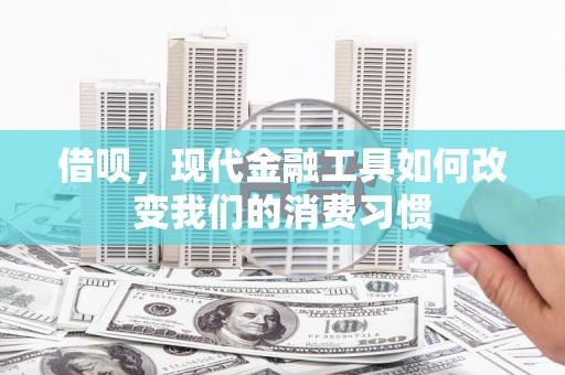 临西借呗，现代金融工具如何改变我们的消费习惯
