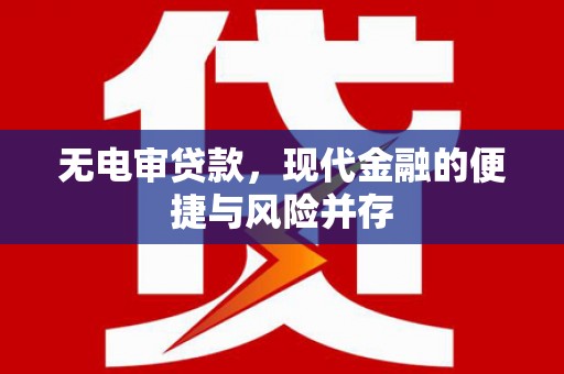 临西无电审贷款，现代金融的便捷与风险并存