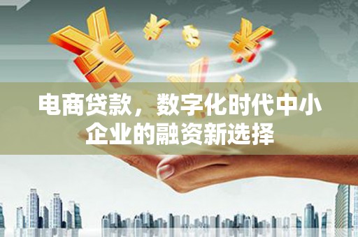 临西电商贷款，数字化时代中小企业的融资新选择
