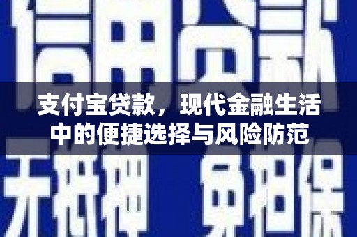 临西支付宝贷款，现代金融生活中的便捷选择与风险防范