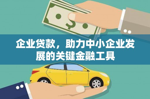 临西企业贷款，助力中小企业发展的关键金融工具