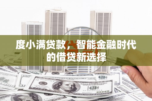 临西度小满贷款，智能金融时代的借贷新选择