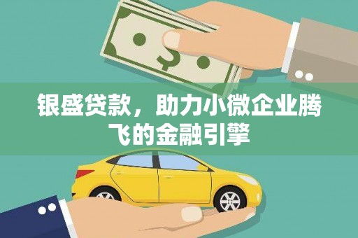 临西银盛贷款，助力小微企业腾飞的金融引擎