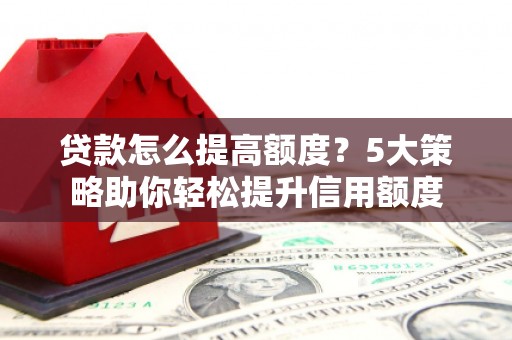 临西贷款怎么提高额度？5大策略助你轻松提升信用额度