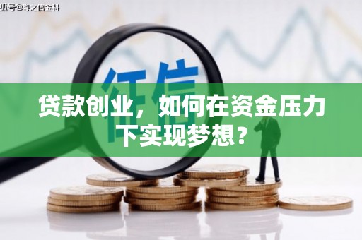 临西贷款创业，如何在资金压力下实现梦想？