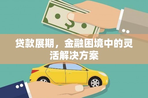 临西贷款展期，金融困境中的灵活解决方案