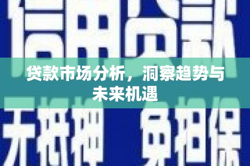 临西贷款市场分析，洞察趋势与未来机遇