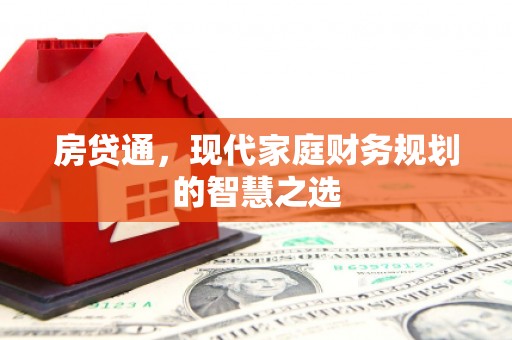 临西房贷通，现代家庭财务规划的智慧之选