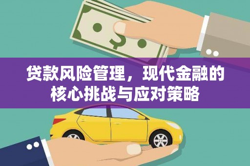 临西贷款风险管理，现代金融的核心挑战与应对策略