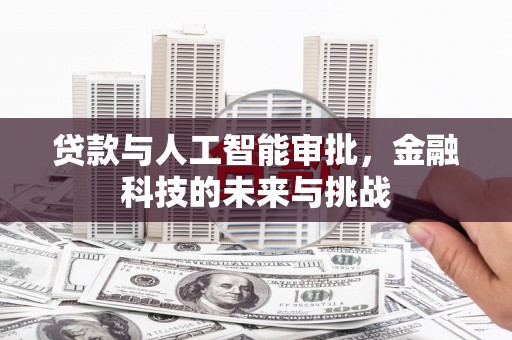 临西贷款与人工智能审批，金融科技的未来与挑战