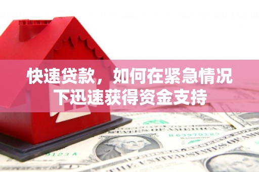 临西快速贷款，如何在紧急情况下迅速获得资金支持