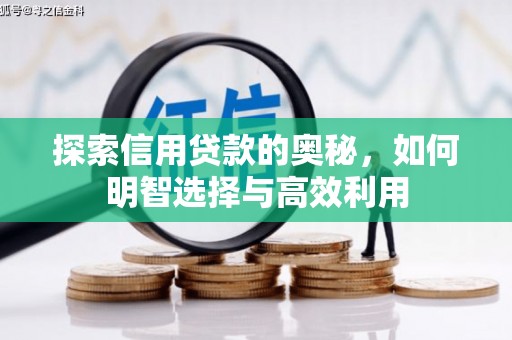 临西探索信用贷款的奥秘，如何明智选择与高效利用
