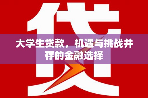 临西大学生贷款，机遇与挑战并存的金融选择