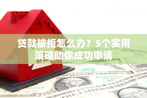 临西贷款被拒怎么办？5个实用策略助你成功申请