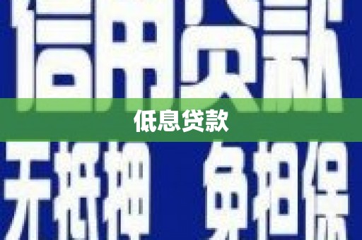 临西低息贷款